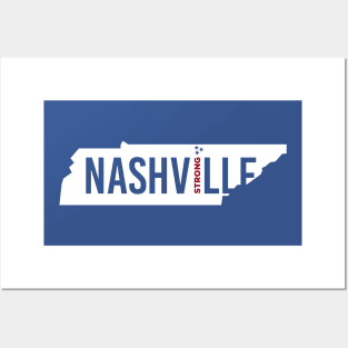 nashville strong tennessee t shirt Posters and Art